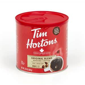 Tim Hortons Original Blend, Medium Roast Ground Coffee, Canadas Favorite Coffee, Made with 100% for $36 Tim Hortons Original Blend, Medium Roast Ground Coffee, Canadas Favorite Coffee, Made with 100% for $36