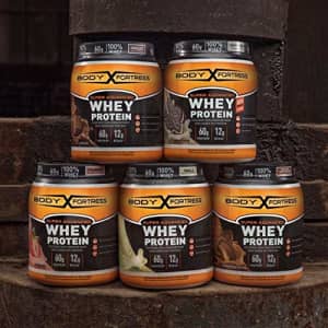 Body Fortress Whey Protein Powder 5 lb, Banana Creme for $50