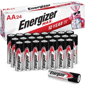 Energizer Max AA Batteries 24-Pack for $12 via Sub & Save Energizer Max AA Batteries 24-Pack for $12 via Sub & Save