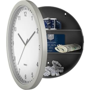 Stalwart Hidden Compartment 10" Wall Clock for $14 Stalwart Hidden Compartment 10" Wall Clock for $14