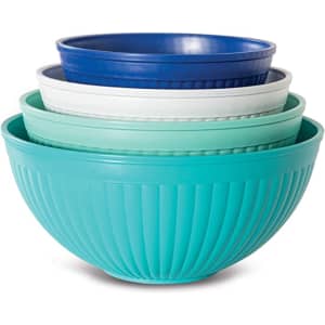 Nordic Ware 4-Piece Prep & Serve Mixing Bowl Set for $28