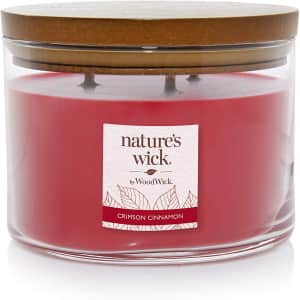 Nature's Wick 18-oz. 3-Wick Candle for $10