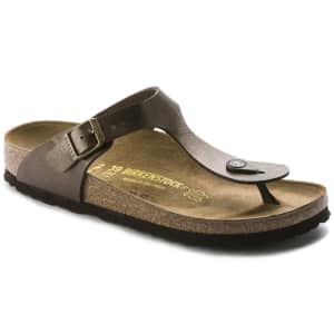 Birkenstock Women's Gizeh Birko-Flor Thong Sandals for $75 Birkenstock Women's Gizeh Birko-Flor Thong Sandals for $75