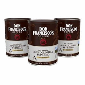 Don Francisco's 100% Colombia Supremo Medium Roast Ground Coffee100% Arabica3 Cans (12 oz. each) for $15