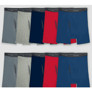 Fruit of the Loom Men's CoolZone Fly Dual Defense Boxer Briefs 10-Pack for $13 w/ Target Circle Fruit of the Loom Men's CoolZone Fly Dual Defense Boxer Briefs 10-Pack for $13 w/ Target Circle
