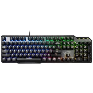 MSI Vigor GK50 Elite Kailh Blue Gaming Keyboard for $50
