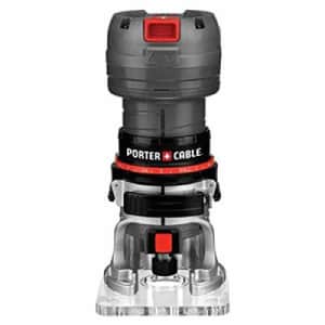 PORTER-CABLE PCE6430 4.5-Amp Single Speed 1/4-Inch Laminate Trimmer, Router for $100
