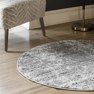 nuLOOM Misty Shades Deedra Area Rug, 6' Round, Grey for $58 nuLOOM Misty Shades Deedra Area Rug, 6' Round, Grey for $58