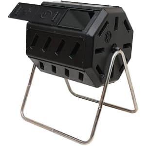 FCMP Outdoor Dual-Chamber Tumbling Composter for $81