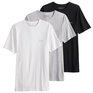 Eddie Bauer Men's Crewneck T-Shirt 3-Pack for $10