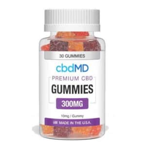 cbdMD Premium CBD Gummies 300mg 30-Count Bottle for $28 cbdMD Premium CBD Gummies 300mg 30-Count Bottle for $28