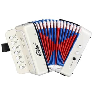 Eastar Kids' Toy Accordion 10-Button Mini Musical Instrument for $30 Eastar Kids' Toy Accordion 10-Button Mini Musical Instrument for $30