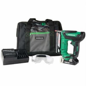 Metabo HPT NP18DSAL 18V Cordless Pin Nailer Kit, 5/8-Inch up to 1-3/8-Inch Pin Nails, 23-Gauge, for $190 Metabo HPT NP18DSAL 18V Cordless Pin Nailer Kit, 5/8-Inch up to 1-3/8-Inch Pin Nails, 23-Gauge, for $190