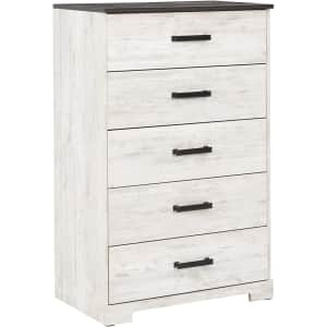 Signature Design by Ashley Shawburn Modern Farmhouse 5-Drawer Chest of Drawers for $149