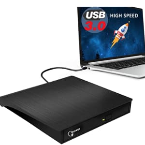 Gotega USB 3.0 Portable CD/DVD Burner for $23 Gotega USB 3.0 Portable CD/DVD Burner for $23