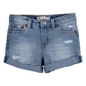 Levi's Girls' Girlfriend Fit Denim Shorty Shorts, Miami Vices, 2T for $36