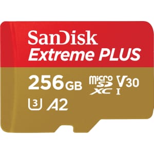 SanDisk Extreme PLUS 256GB UHS-I Micro SD Card for $85