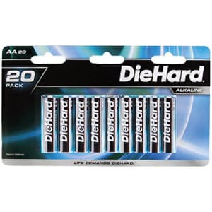 DORCY International DIEHARD AA Alkaline Batteries 20 Pack 41-1173 for $11