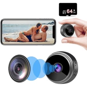 Mirotic Mini WiFi Camera with 64G SD Card for $20 Mirotic Mini WiFi Camera with 64G SD Card for $20