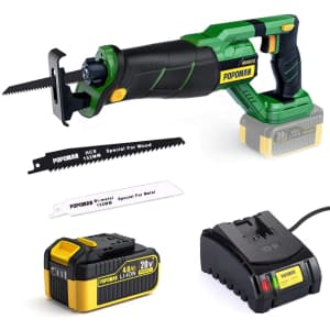 Popoman 20V Brushless Cordless Reciprocating Saw for $120 Popoman 20V Brushless Cordless Reciprocating Saw for $120