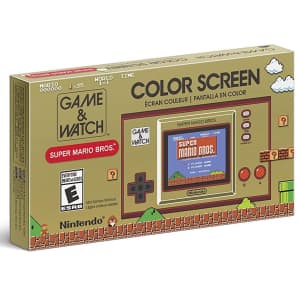 Nintendo Game & Watch: Super Mario Bros Handheld for $43 Nintendo Game & Watch: Super Mario Bros Handheld for $43