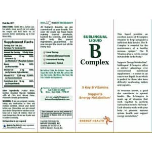 Nature's Bounty Vitamin B Complex sublingual Liquid, 2 Oz (Pack of 2) for $15 Nature's Bounty Vitamin B Complex sublingual Liquid, 2 Oz (Pack of 2) for $15