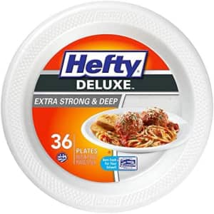 Hefty Deluxe 9" Foam Plate 288-Pack for $35