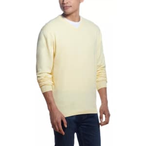 Weatherproof Vintage Men's Cotton Cashmere Sweater for $16