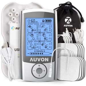 Auvon Rechargeable TENS Unit Muscle Stimulator for $27 Auvon Rechargeable TENS Unit Muscle Stimulator for $27