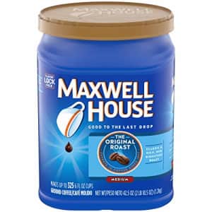 Maxwell House Original Medium Roast Ground Coffee (42.5 oz Canister) for $12