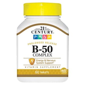 21st Century B-50 Complex Prolonged Release Tablets, 60-Count (Pack of 2) for $13