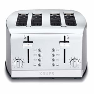KRUPS KH734D Breakfast Set 4-Slot Toaster with Brushed and Chrome Stainless Steel Housing, 4-Slices for $117 KRUPS KH734D Breakfast Set 4-Slot Toaster with Brushed and Chrome Stainless Steel Housing, 4-Slices for $117