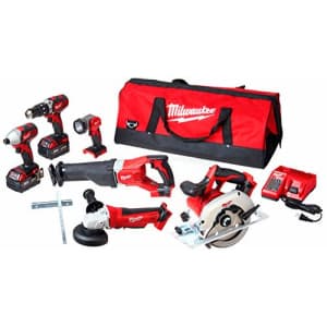 Milwaukee M18 18V Lithium-Ion Cordless Combo Tool Kit for $529 Milwaukee M18 18V Lithium-Ion Cordless Combo Tool Kit for $529