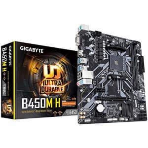 Gigabyte Motherboard AMD AM4 B450M H D4 M-ATX for $132