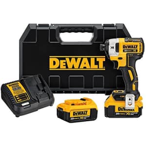 DEWALT 20V MAX XR Impact Driver Kit, Brushless, 3-Speed, 1/4-Inch, 4.0-Ah (DCF887M2) for $303 DEWALT 20V MAX XR Impact Driver Kit, Brushless, 3-Speed, 1/4-Inch, 4.0-Ah (DCF887M2) for $303