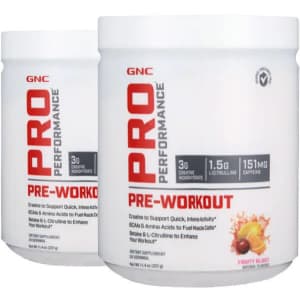 GNC Pro Performance Pre-Workout: 2 for $12 GNC Pro Performance Pre-Workout: 2 for $12