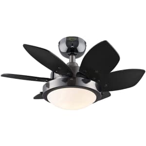 Westinghouse Quince 24" Indoor Ceiling Fan with Light for $130