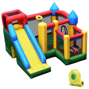 Costway Mighty Inflatable Bounce House Castle with Blower for $378