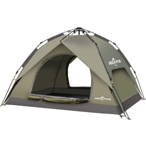 Rockpals 4-Person Pop-Up Tent for $58 Rockpals 4-Person Pop-Up Tent for $58