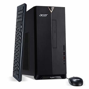 Acer Aspire TC-885-UA91 Desktop, 9th Gen Intel Core i3-9100, 8GB DDR4, 512GB SSD, 8X DVD, 802.11AC for $629