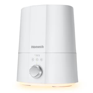 Homech 2.5L Cool Mist Ultrasonic Humidifier for $19