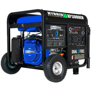 DuroMax 10,500W Dual Fuel Hybrid Portable Generator for $959
