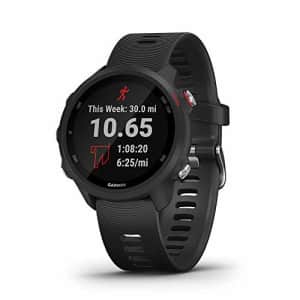 Garmin Forerunner 245 Music, GPS Running Smartwatch with Music and Advanced Dynamics, Black for $221