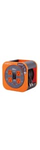 Link2Home 25-Foot 16/3 Extension Cord Storage Reel. It's $10 less than you would pay at Home Depot.