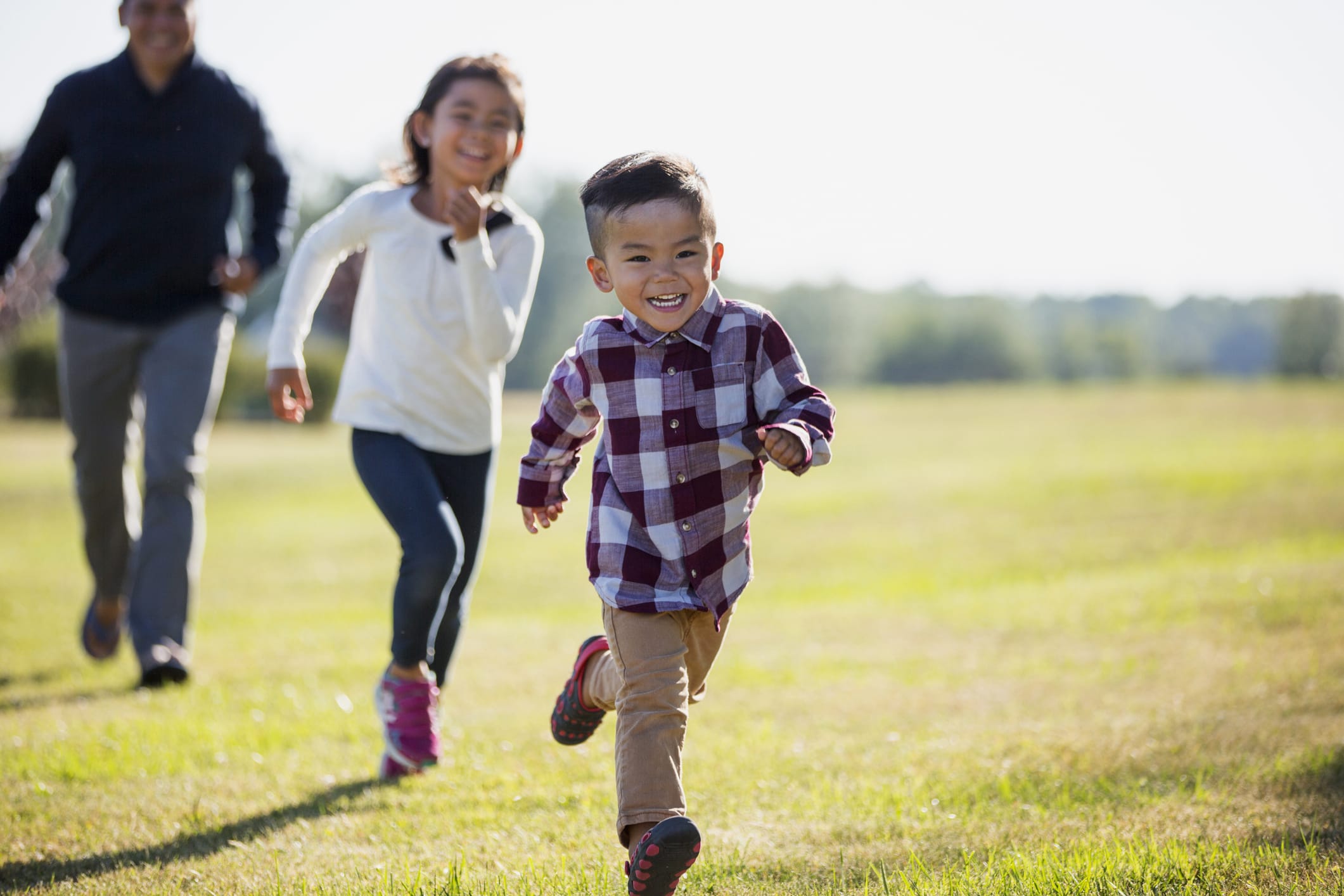 kids running
