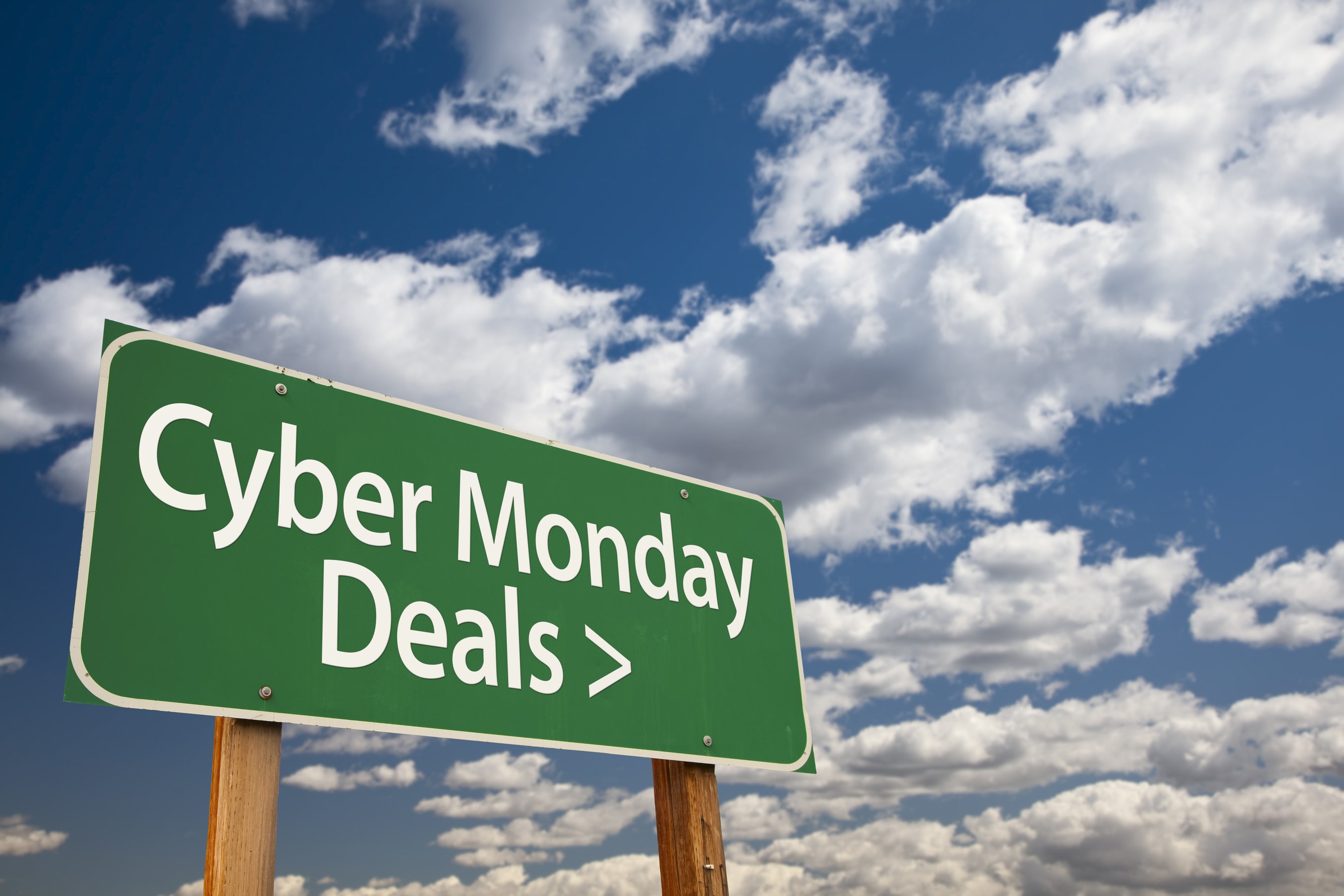 Cyber Monday sign