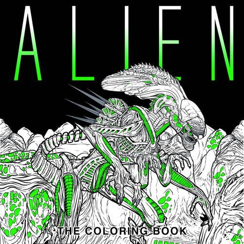 Alien coloring book