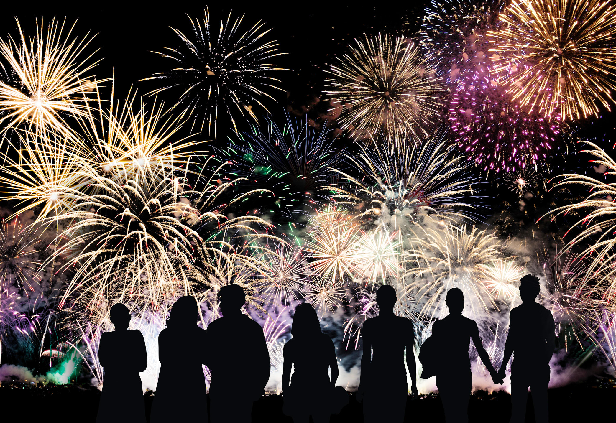 fireworks display