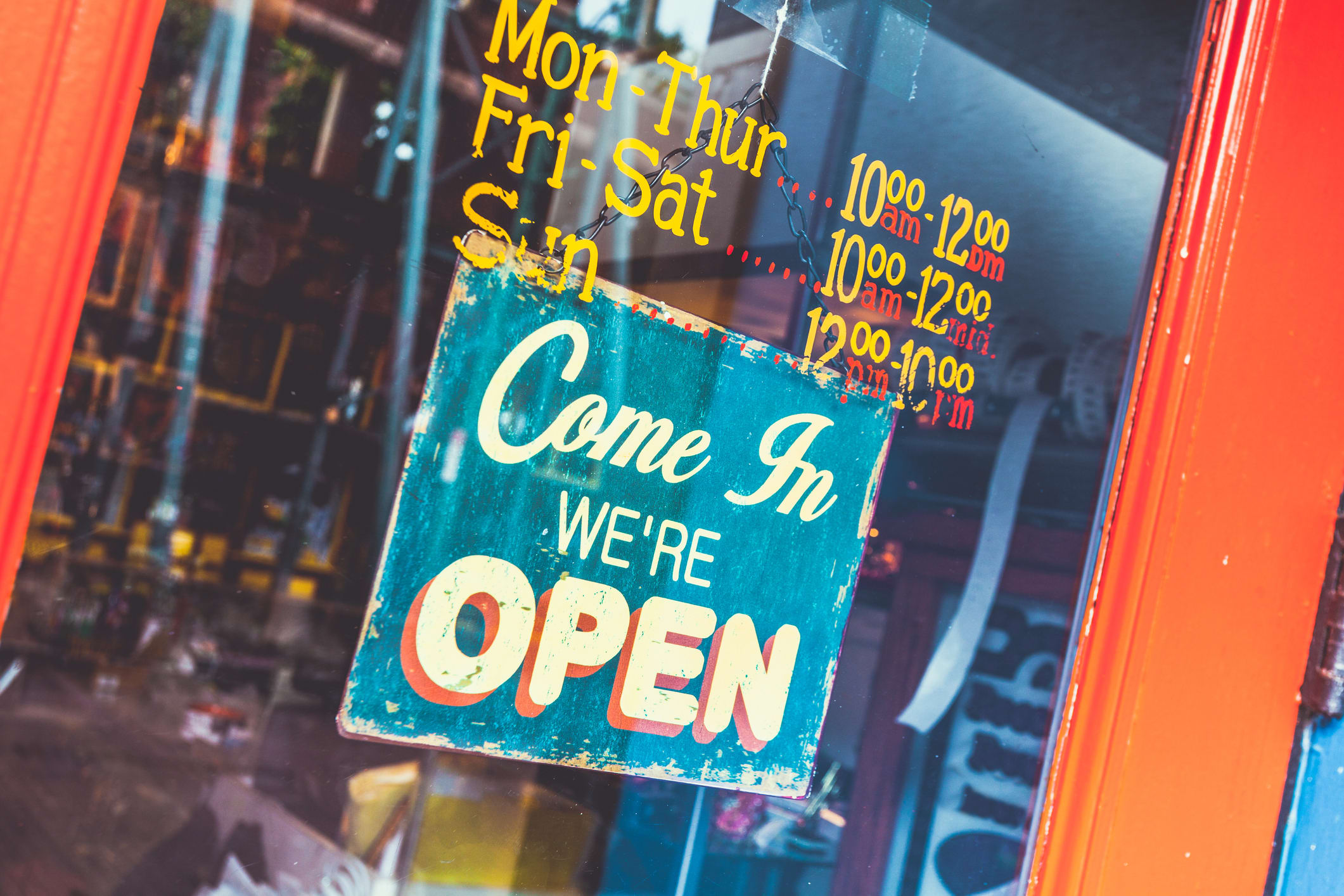 store open sign