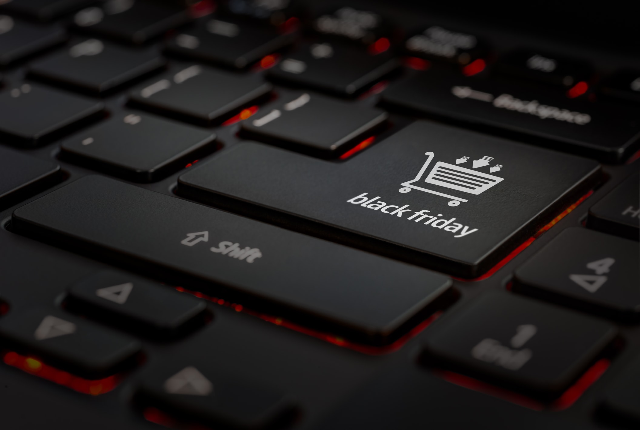 Black Friday button on keyboard